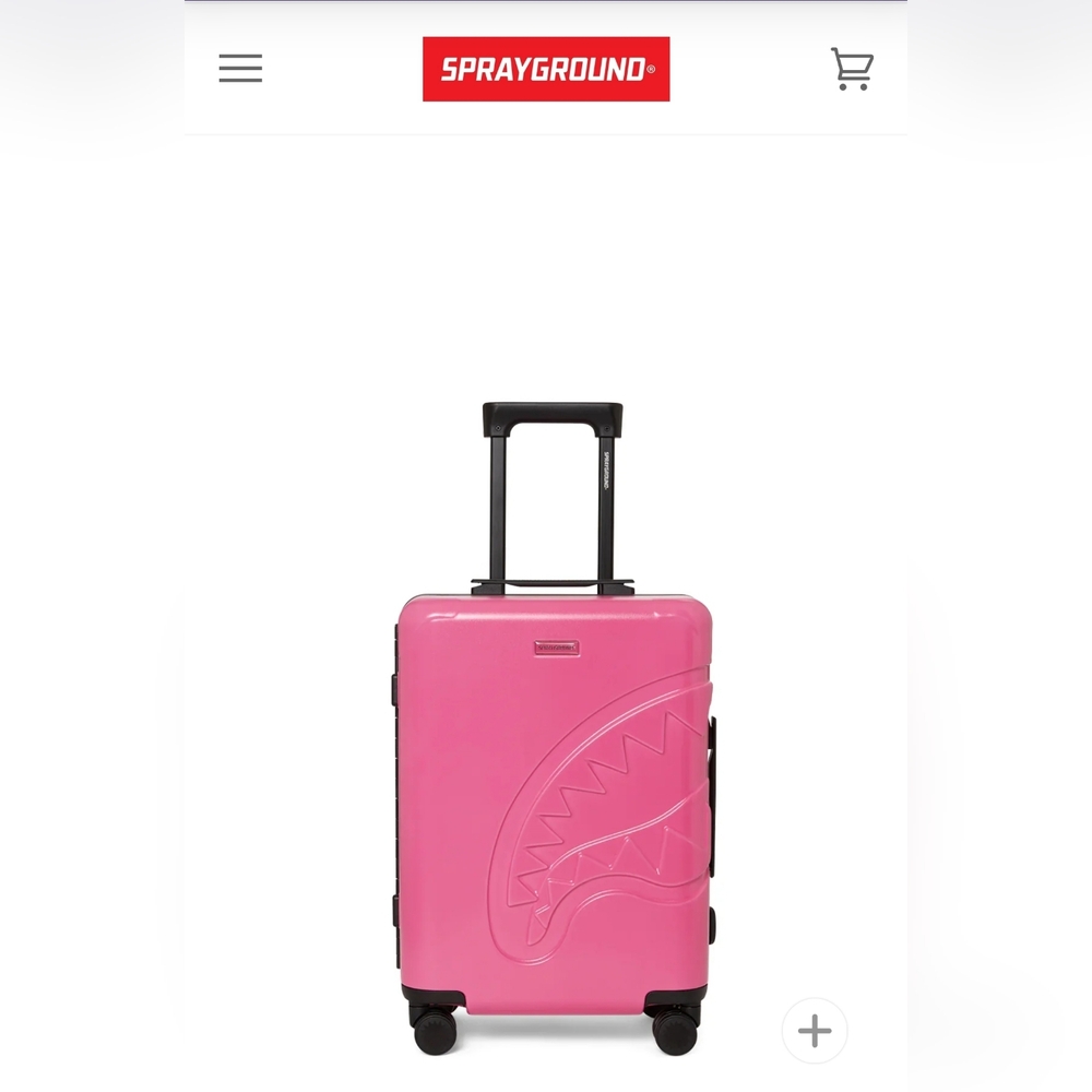 Sprayground's PRETTY LITTLE PINK STUDS HARDSHELL CARRYON Deadstock